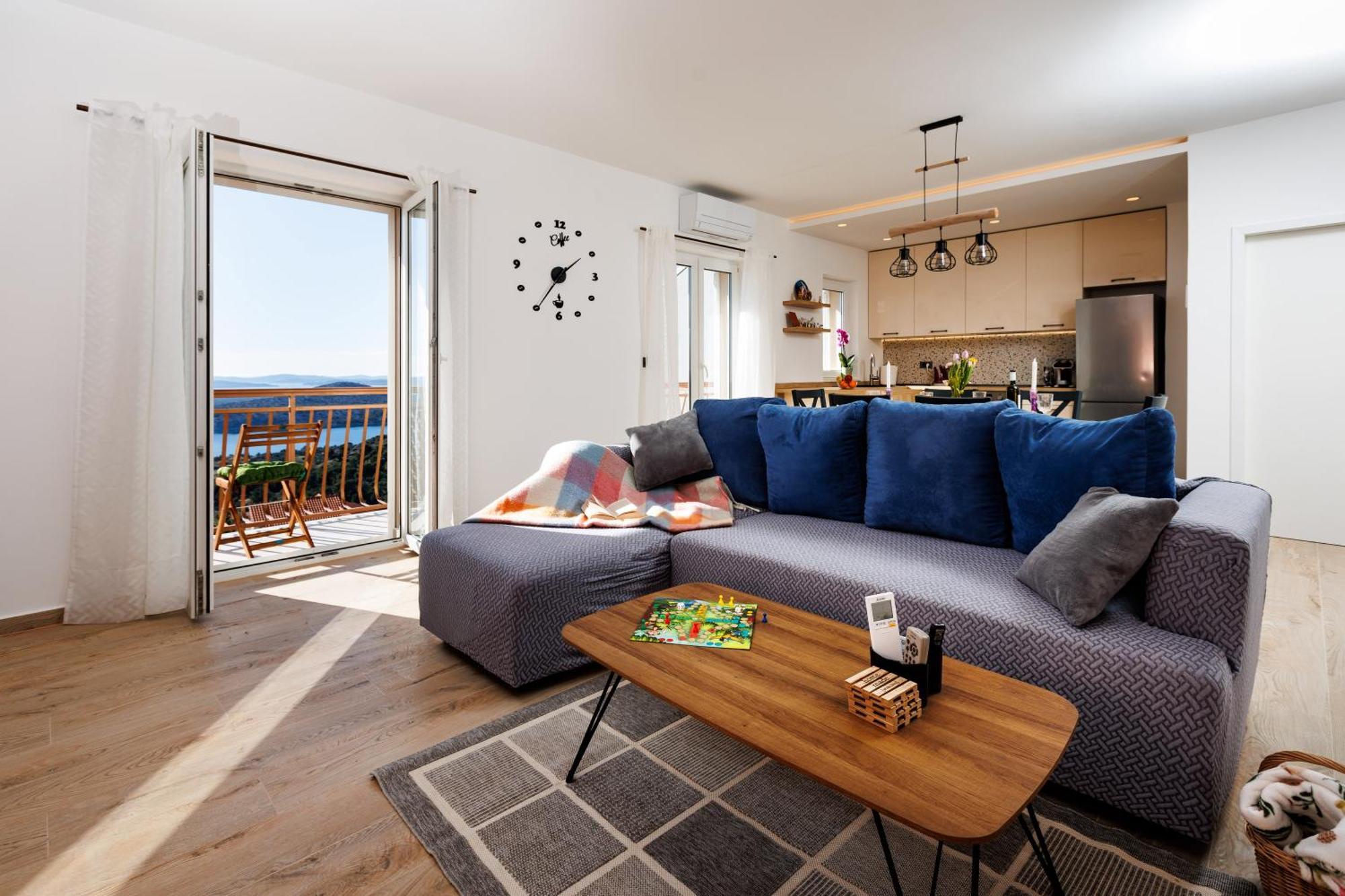 Summer Breeze Apartment - Quiet Place With A Spectacular View And A Garden Шибеник Экстерьер фото